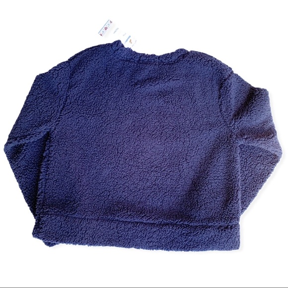 Wallflower Fuzzy Christmas Kitten Sweatshirt Large - Picture 2 of 7